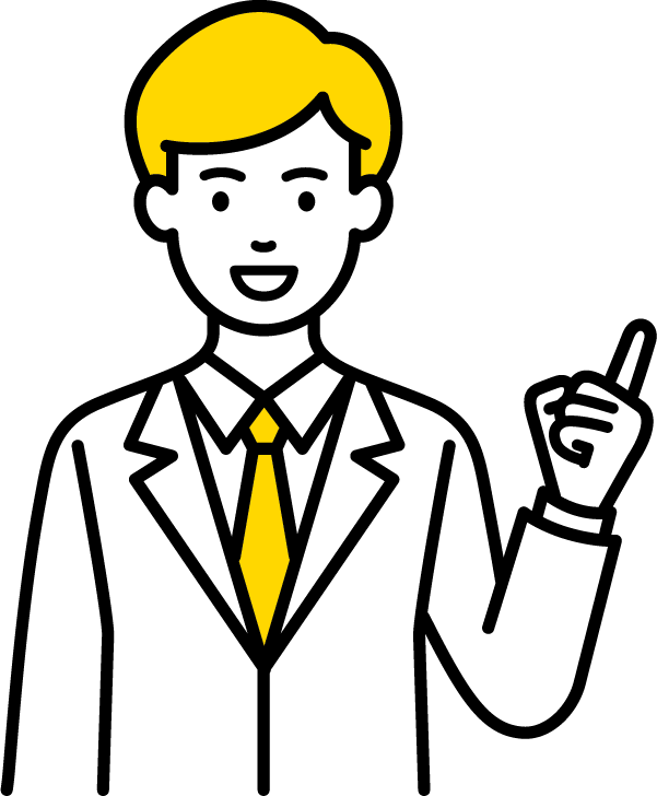 家づくりの流れを説明する営業マン