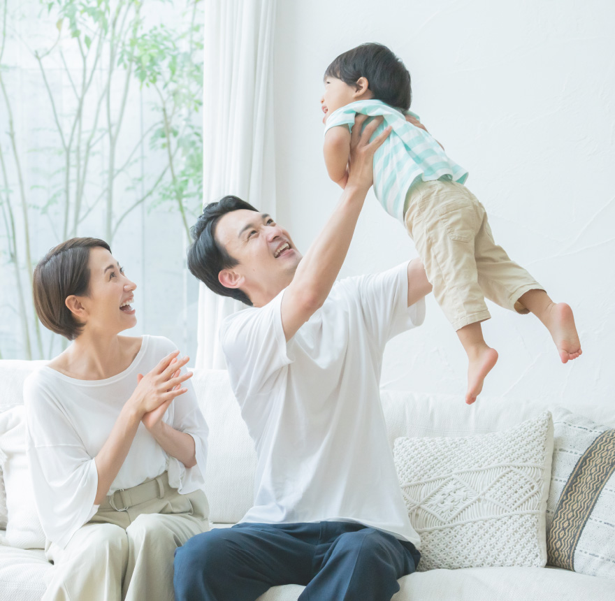 ASTEHOMEで御遊ぶ親子