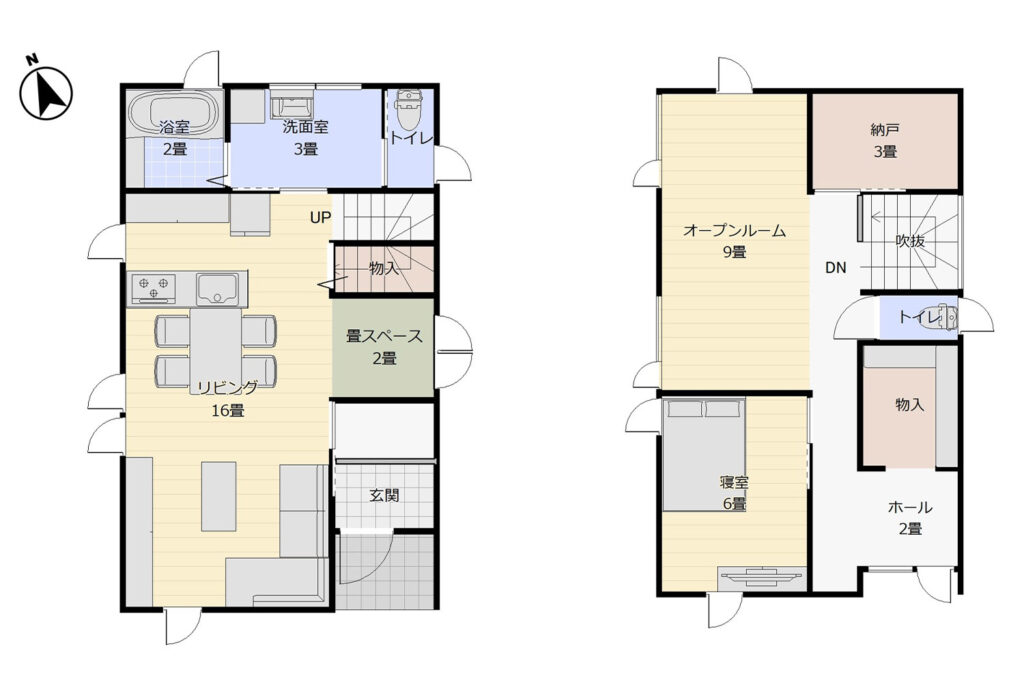 仙台市泉区南光台2丁目1号棟 簡易図