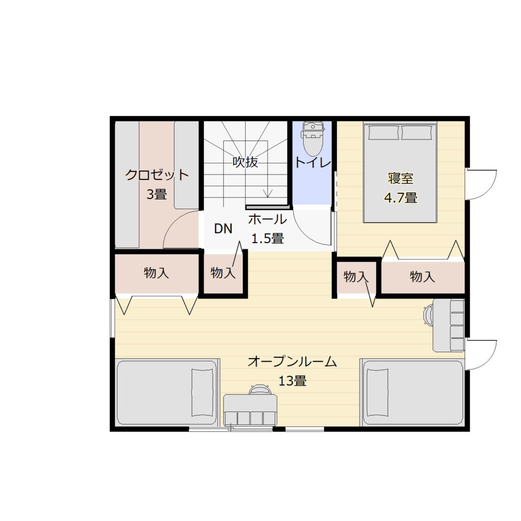 天童市老野森2丁目 簡易図2F